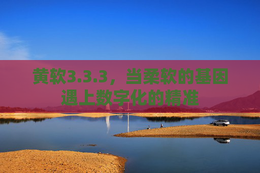 黄软3.3.3,当柔软的基因遇上数字化的精准 黄软3.3.3,当柔软的基因遇上数字化的精准