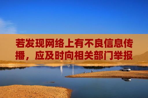 若发现网络上有不良信息传播，应及时向相关部门举报（如中国互联网违法和不良信息举报中心），通过法律手段维护网络空间的清朗。让我们共同努力，守护网络净土，为青少年成长营造良好环境，促进社会文明进步