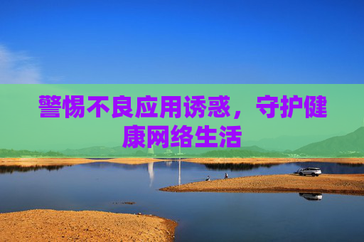 警惕不良应用诱惑,守护健康网络生活 警惕不良应用诱惑,守护健康网络生活