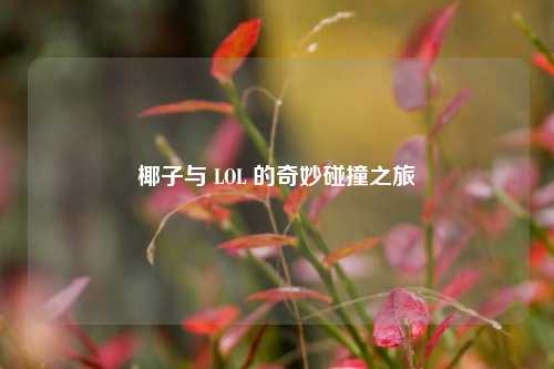 椰子与 LOL 的奇妙碰撞之旅