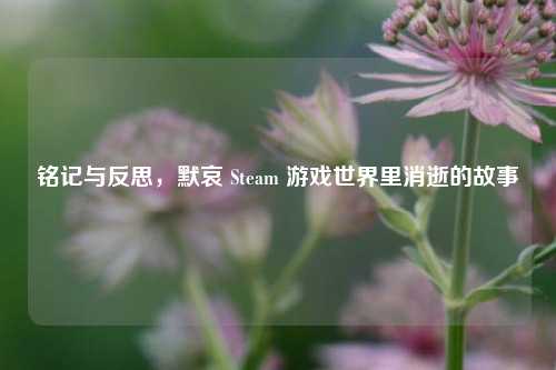 铭记与反思，默哀 Steam 游戏世界里消逝的故事