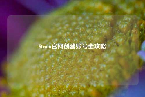 Steam官网创建账号全攻略