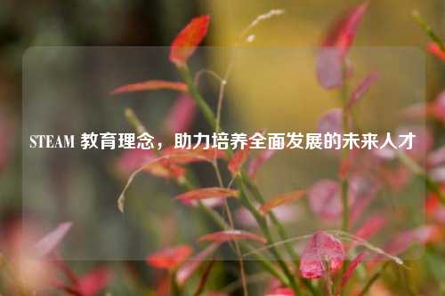 STEAM 教育理念,助力培养全面发展的未来人才