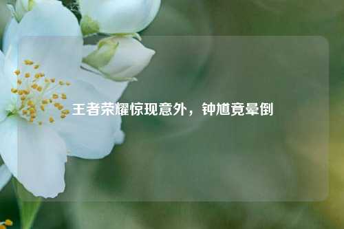 王者荣耀惊现意外，钟馗竟晕倒