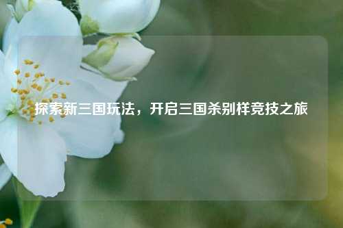 探索新三国玩法，开启三国杀别样竞技之旅