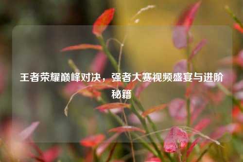 王者荣耀巅峰对决,强者大赛视频盛宴与进阶秘籍