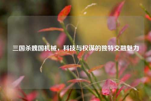 三国杀魏国机械,科技与权谋的独特交融魅力