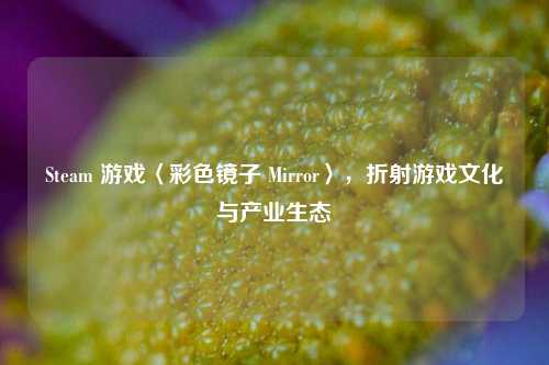 Steam 游戏〈彩色镜子 Mirror〉,折射游戏文化与产业生态