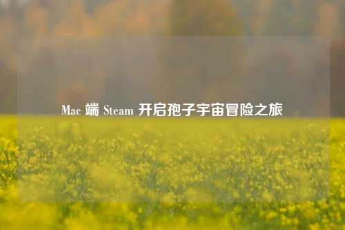 Mac 端 Steam 开启孢子宇宙冒险之旅