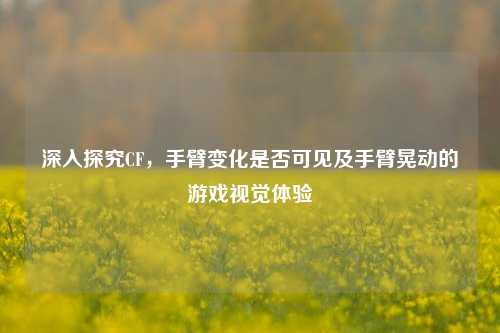 深入探究CF，手臂变化是否可见及手臂晃动的游戏视觉体验