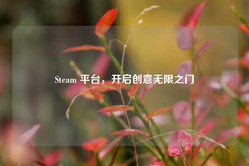 Steam 平台,开启创意无限之门