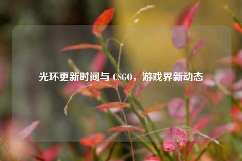 光环更新时间与 CSGO，游戏界新动态