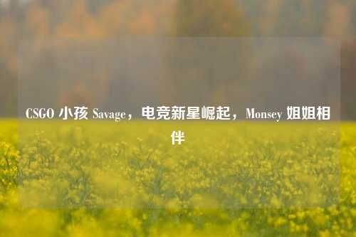 CSGO 小孩 Savage，电竞新星崛起，Monsey 姐姐相伴